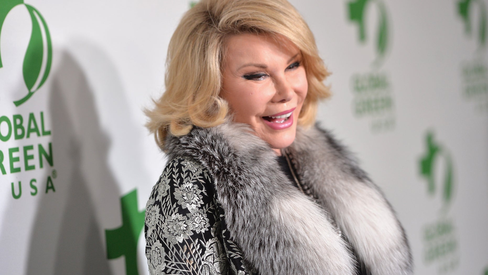 Joan Rivers attends Global Green USA's 11th Pre-Oscar party on February 26, 2014 in Hollywood, California.