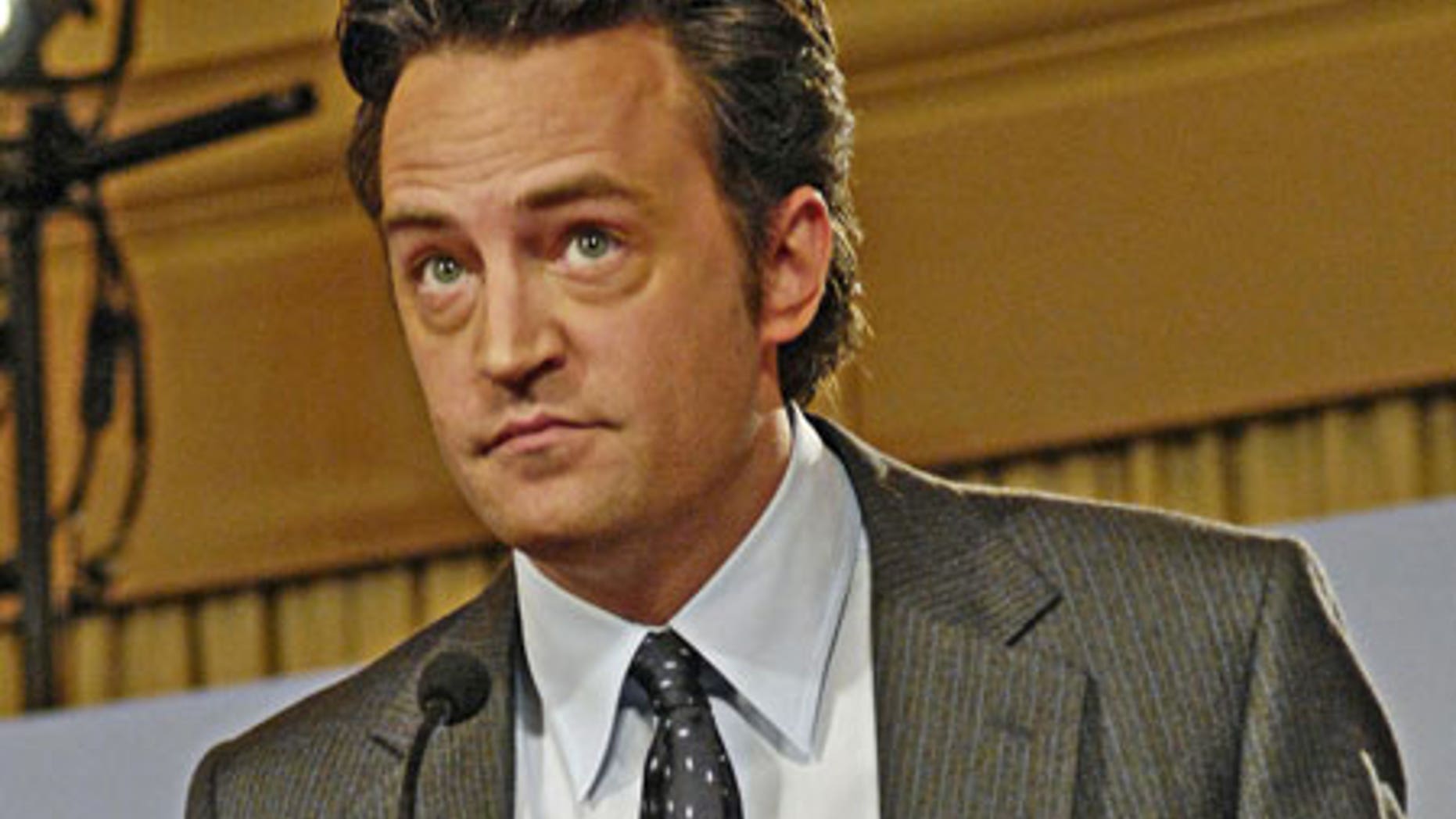 Matthew Perry's latest role is playing an old Zac Efron.