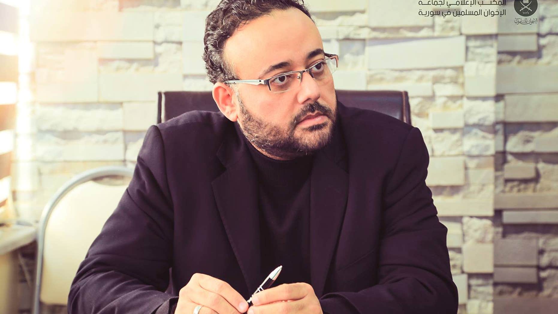 Omar Mushaweh, head of communications for the Syrian Muslim Brotherhood based in Istanbul, Turkey