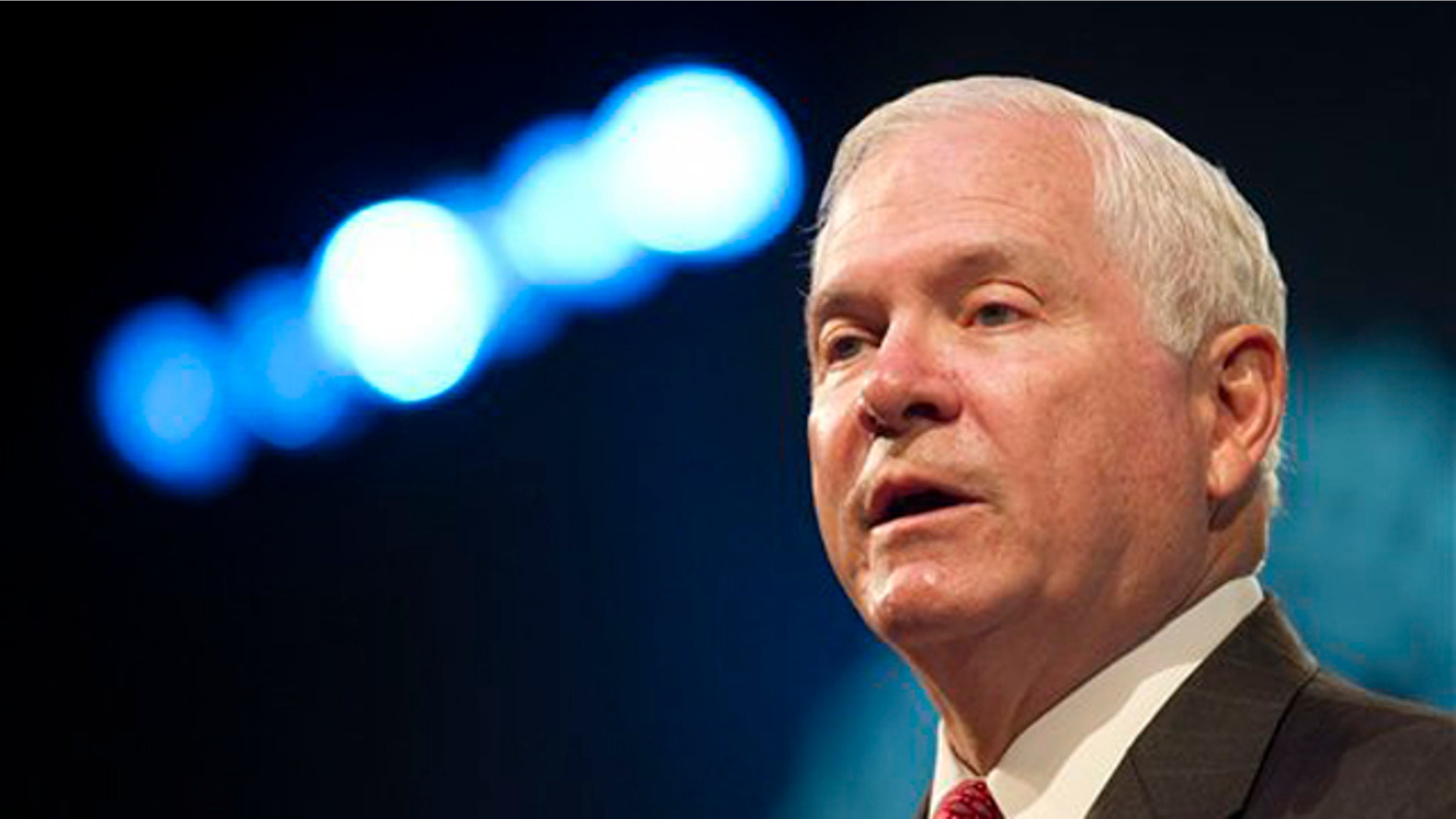 FILE: Aug. 31, 2010: Secretary of Defense Robert Gates speaks at the American Legion convention in Milwaukee, Wis.
