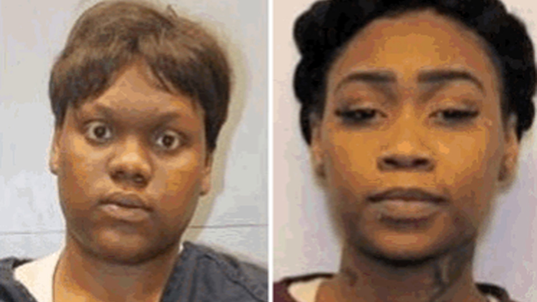 Brittany Jones, left, and her sister, Tiara, allegedly assaulted a woman during 'exorcism attempt,' reports say.