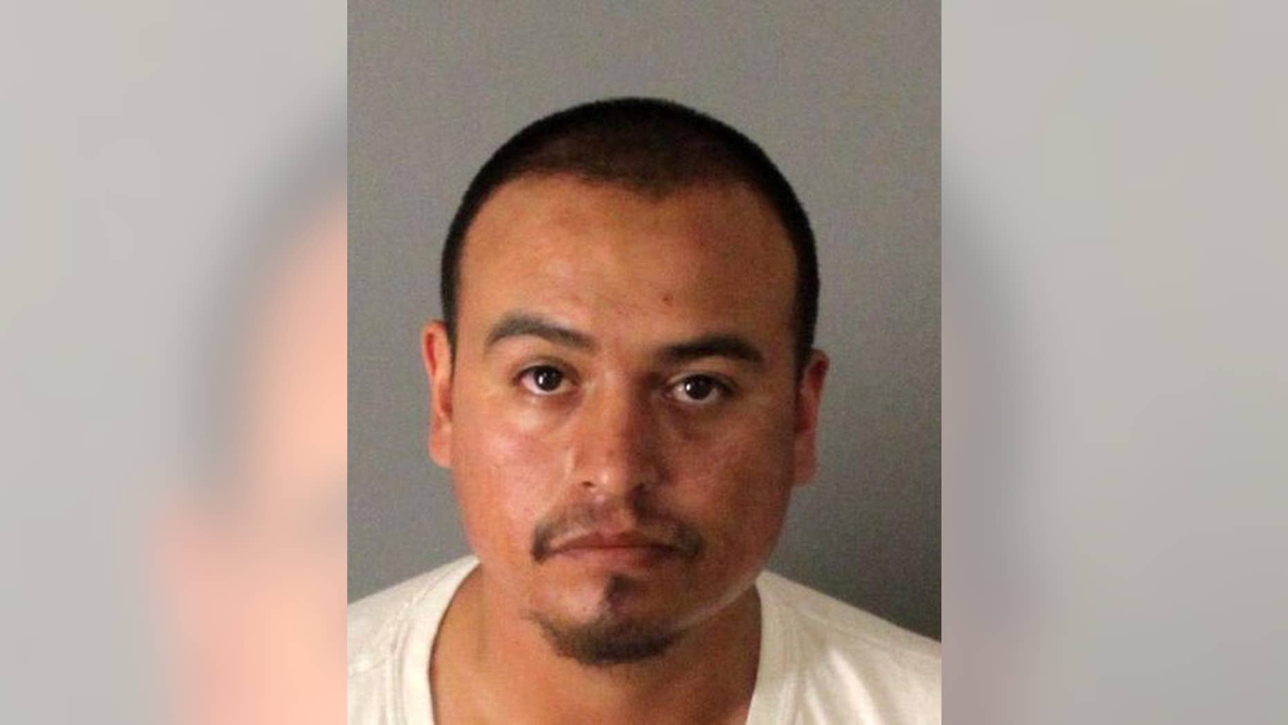 This undated booking photo provided by the Riverside Police Department shows William Sotelo, who is accused of driving the car from which bullets were fired that killed Crystal Theobald in 2006