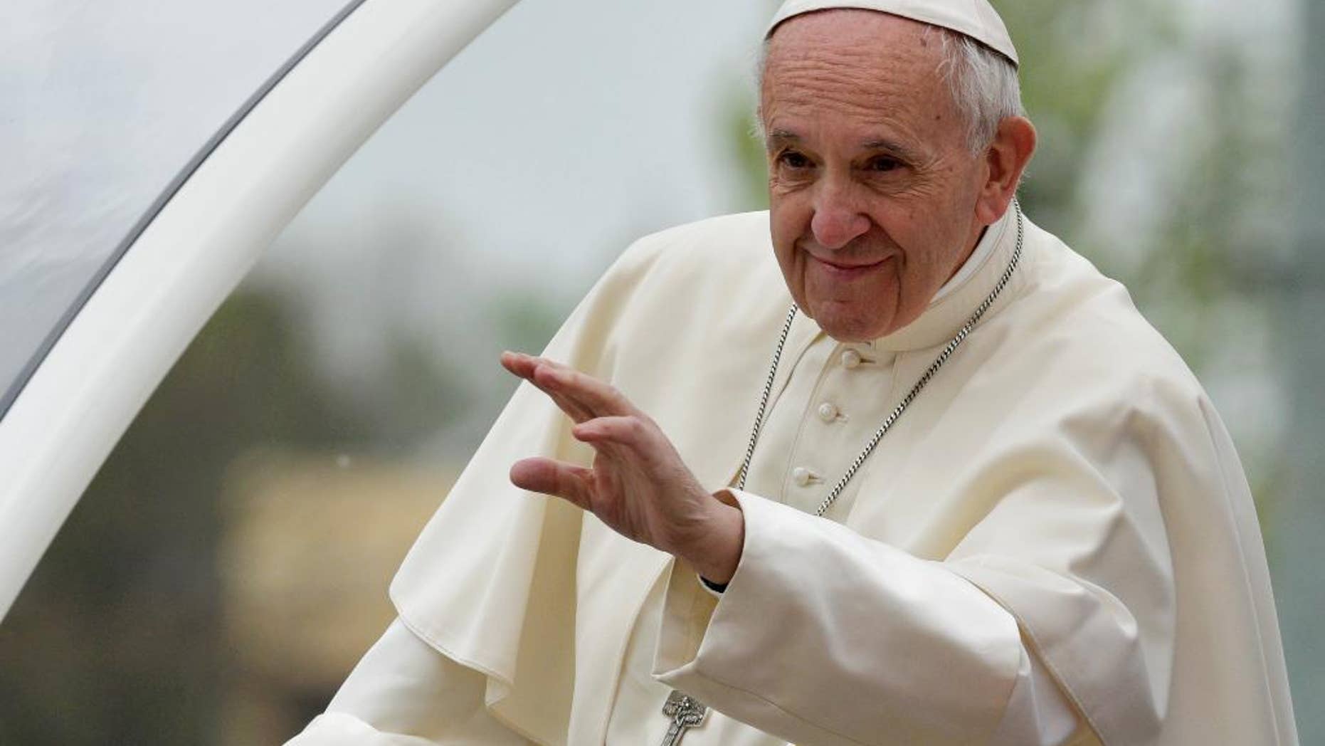 Pope Francis in Italy last Sunday.