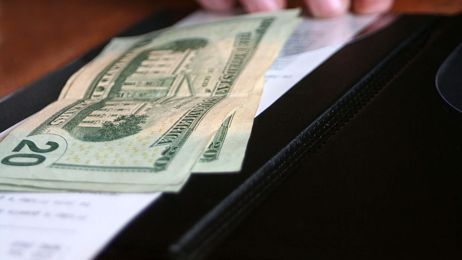 Three men have restored a restaurant owner's faith in humanity by sending an apology letter with money enclosed.