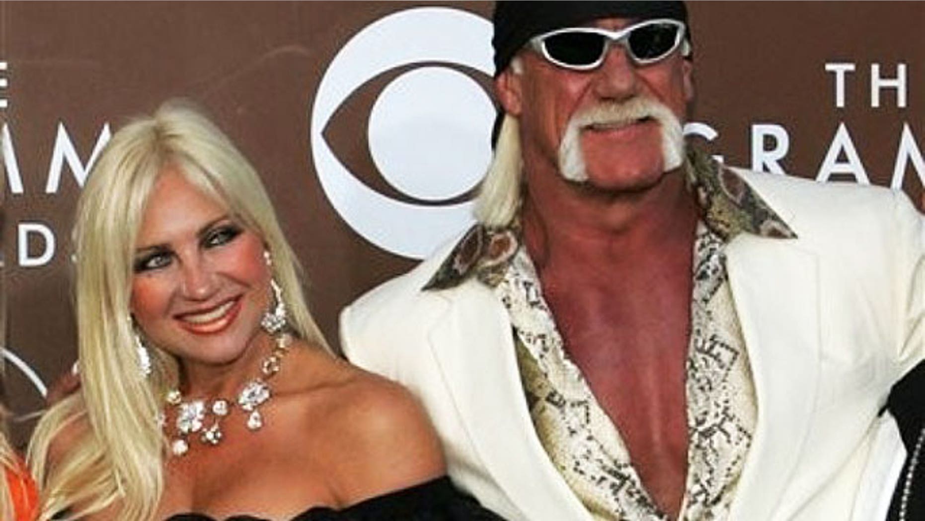 Feb. 8, 2006: Linda and Hulk Hogan attend the Grammy Awards in happier times.