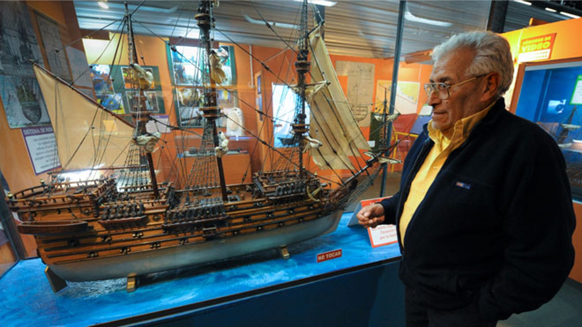 Treasure hunter Ruben Collado.