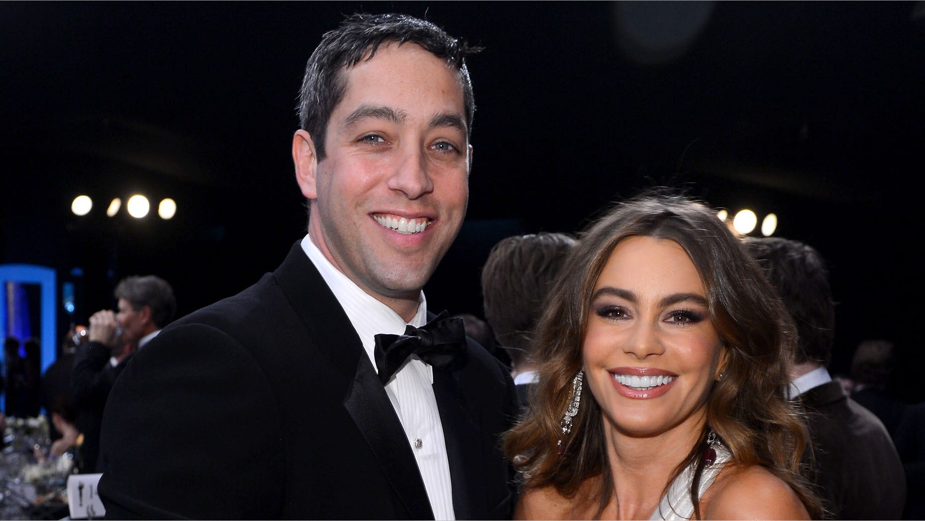 LOS ANGELES, CA - JANUARY 27: Actress Sofia Vergara (R) and Nick Loeb attend the 19th Annual Screen Actors Guild Awards held at The Shrine Auditorium on January 27, 2013 in Los Angeles, California. (Photo by Mark Davis/Getty Images)