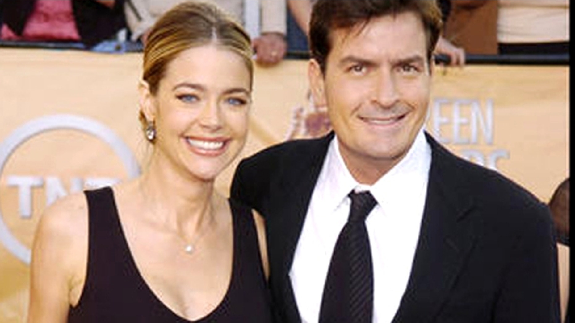 Charlie Sheen and Denise Richards. (AP)