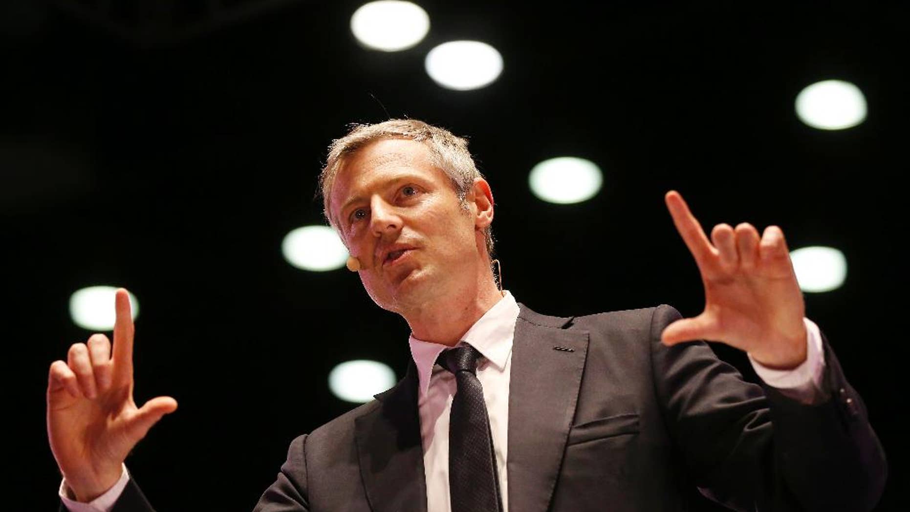 Zac Goldsmith in April.