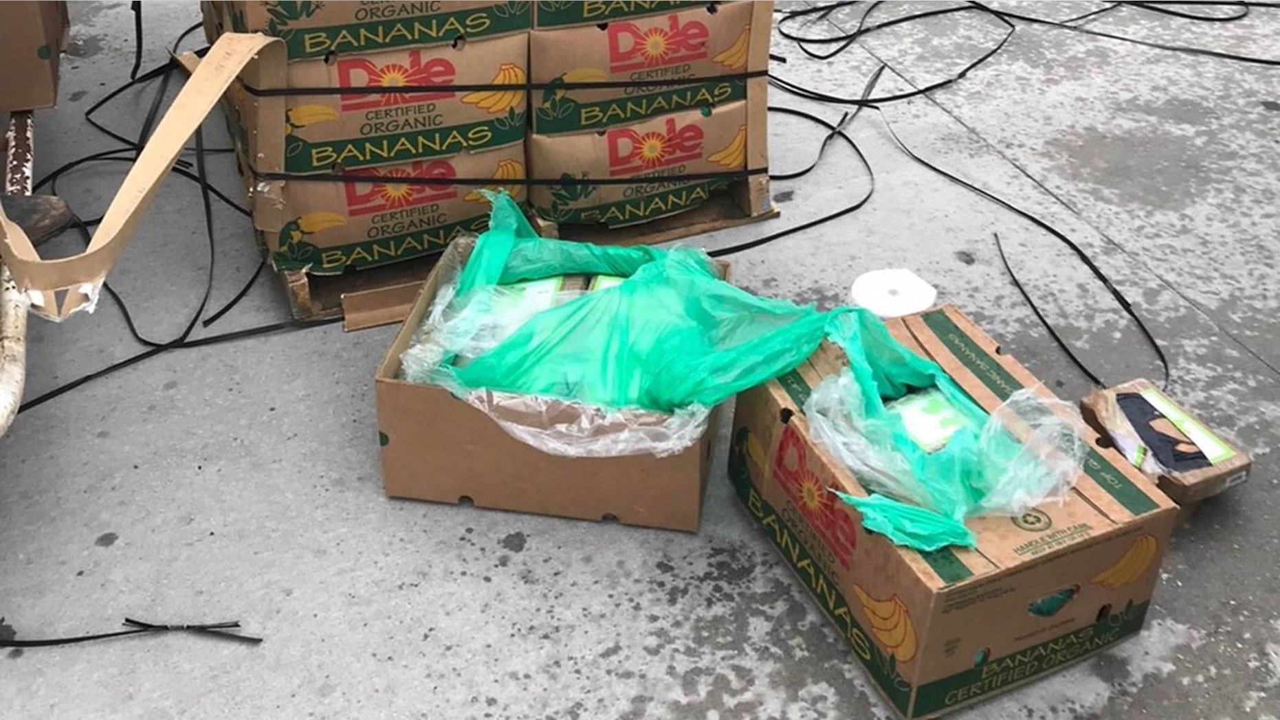 Authorities discovered nearly $18 million worth of cocaine underneath bundles of bananas on Friday in Texas.