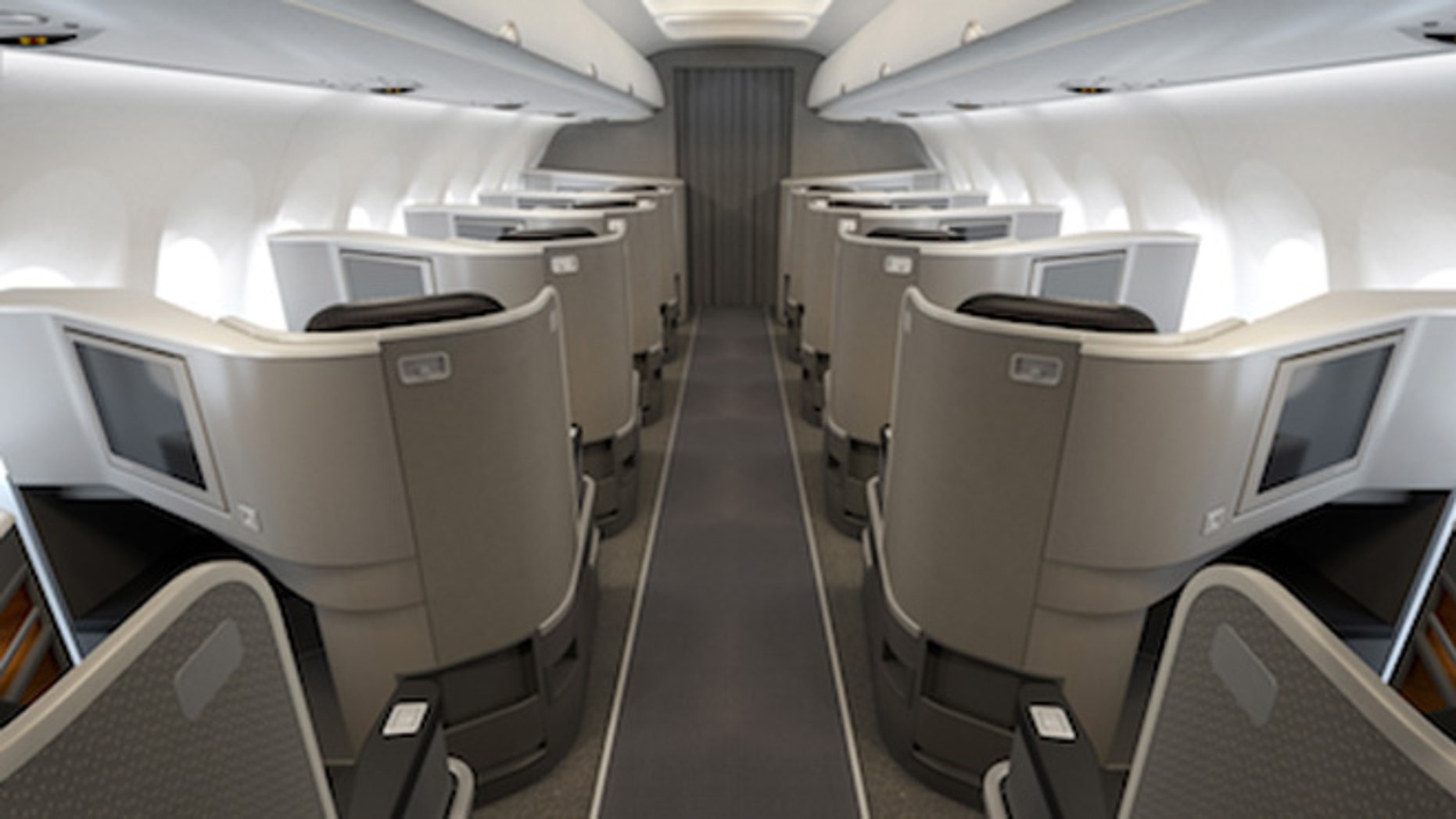 A private realm American Airlines' new transcontinental service in