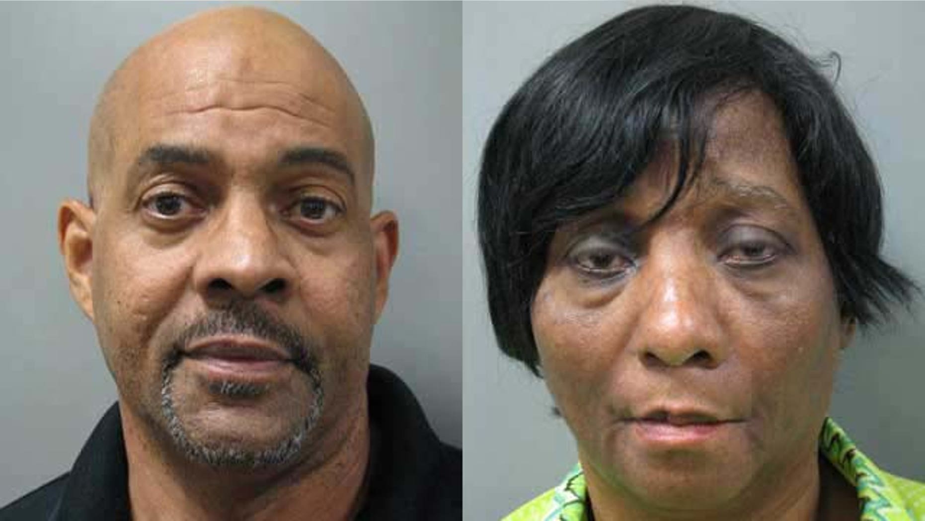 These photos released July 21, 2014 show John and Janice Land, who are accused of keeping their autistic twin sons padlocked in a basement room of their house in Rockville, Md. every night for six years (Montgomery County Police Department)