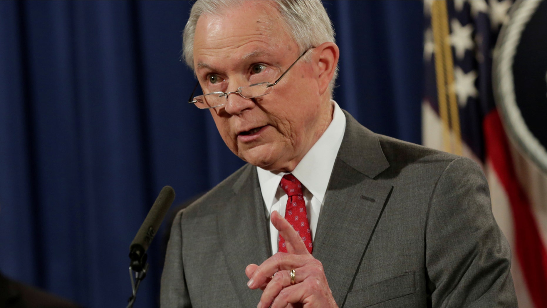 FILE: Attorney General Jeff Sessions has spoken out against MS-13 and promised a new push to combat the violent gang.