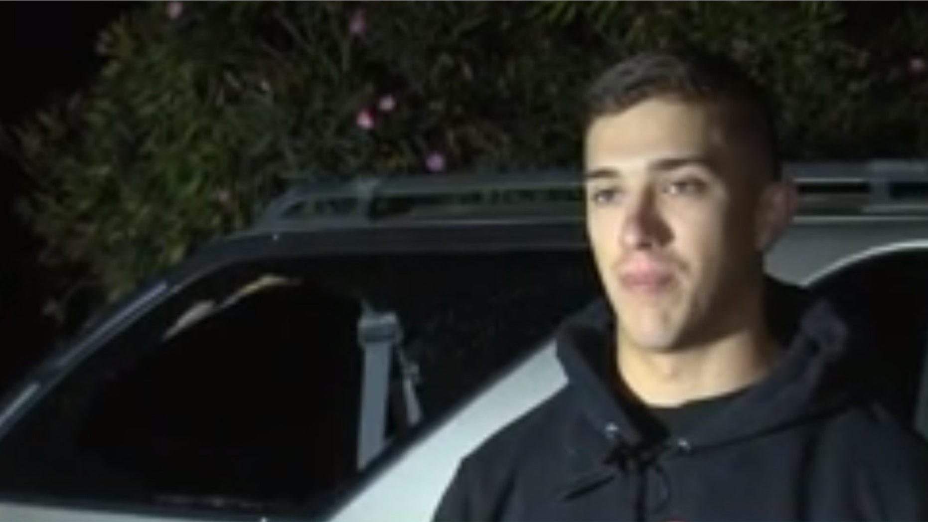 Hudson Columbe said his military uniforms were stolen from his car near the University of San Diego.