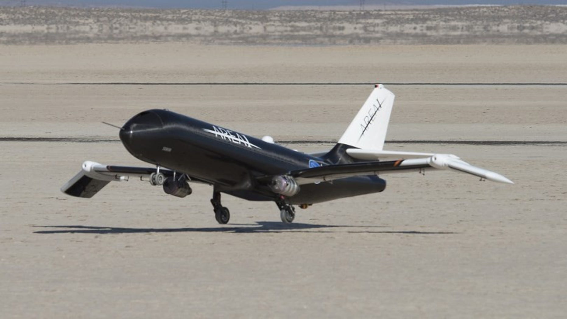 NASA used a remotely-controlled flight testbed called Prototype Technology-Evaluation Research Aircraft, or PTERA, to test the shape memory alloy. PTERA was designed and built by Area-I, and can be reconfigured to accommodate a wide variety of flight experiments. Credits: NASA / Ken Ulbrich