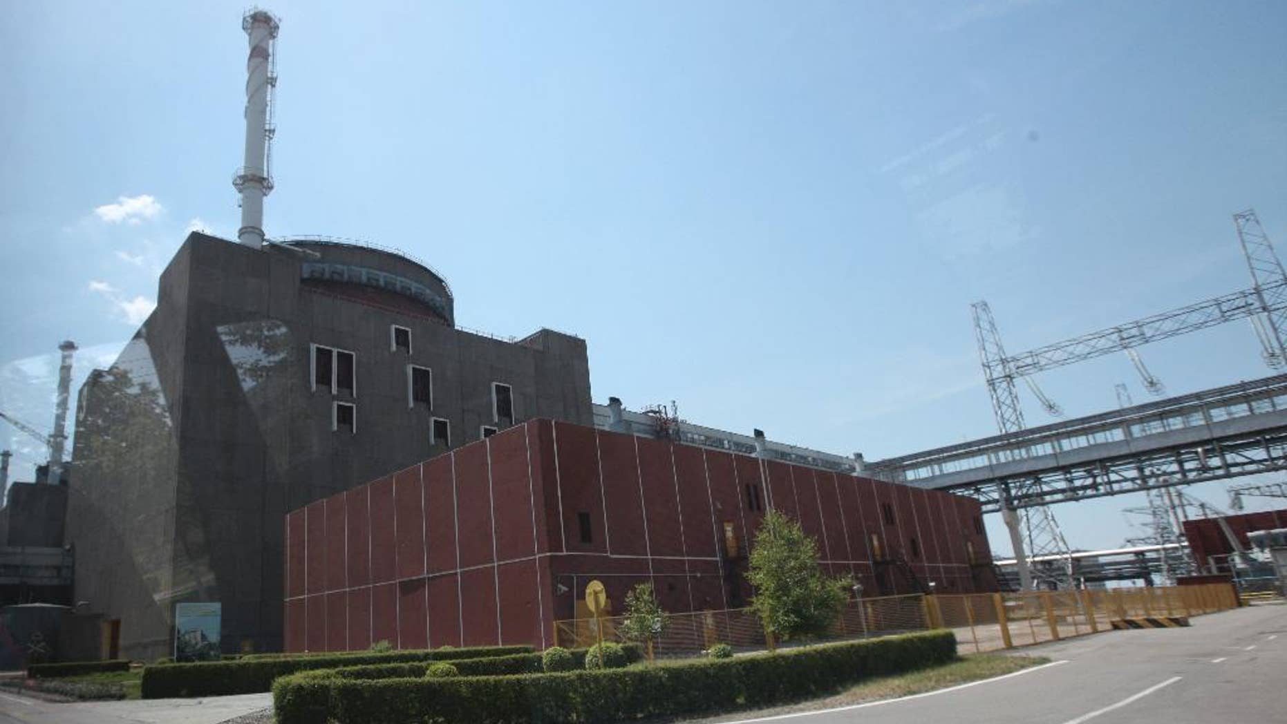 A power-generating unit at the Zaporozhiya nuclear power plant in the city of Enerhodar, in southern Ukraine, June 12, 2008. Ukrainian Energy Minister Volodymyr Demchishin said Wednesday that a technical fault at the plant earlier this week has caused a drop in output, but that the incident poses no danger. (AP Photo/Olexander Prokopenko)