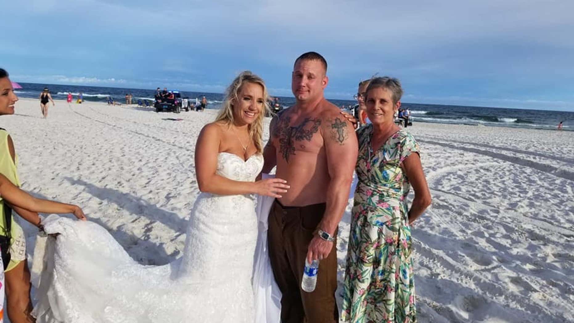 Groom Rescues Struggling Swimmer Moments After Beach Wedding Fox News