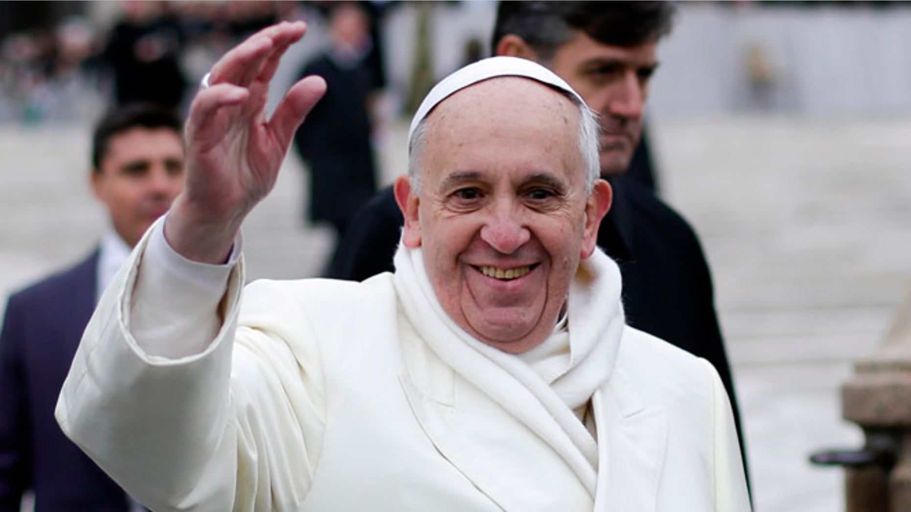 Pope Francis at St. Peter's Square at the Vatican Nov. 27, 2013.