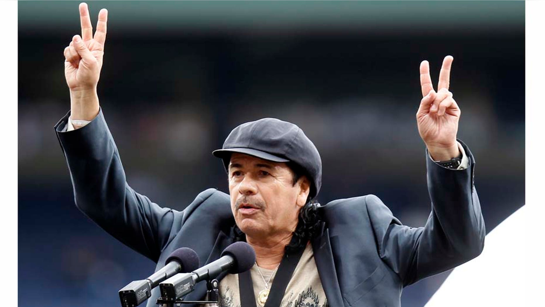 Carlos Santana was mad