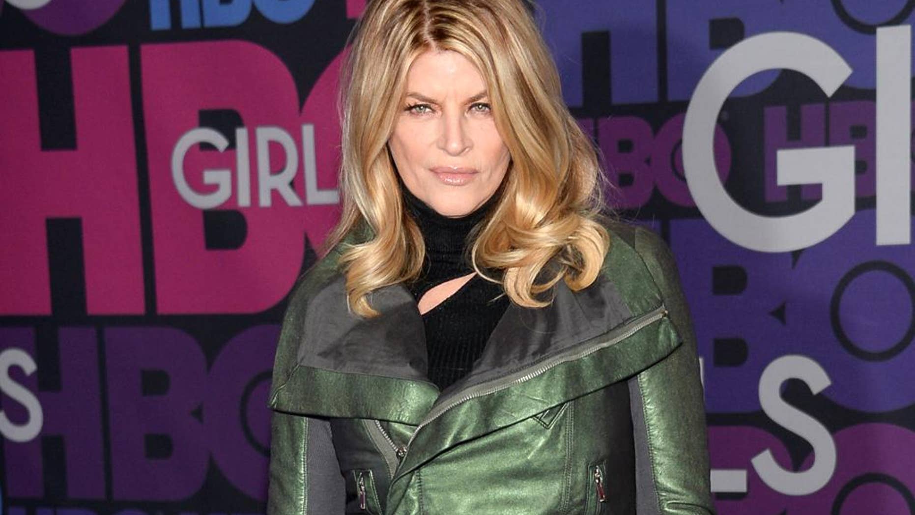FILE - In this Jan. 5, 2015 file photo, Kirstie Alley attends the premiere of HBO's "Girls" fourth season in New York. Alley is joining the cast in the second season of "Scream Queens," premiering Sept. 20, on Fox. (Photo by Evan Agostini/Invision/AP, File)
