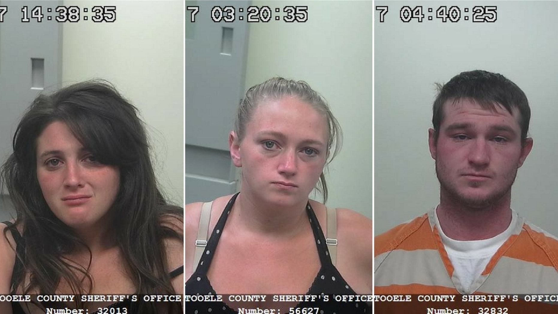Lucinda Black, left, Ashley Black and Danie Black were arrested after a toddler drank meth-laced soda, cops said.