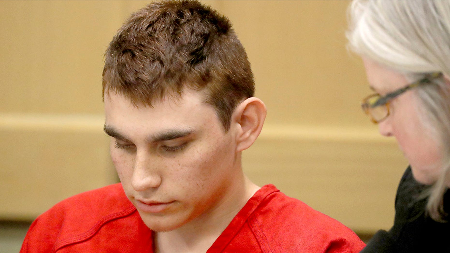 Suspect Nikolas Cruz appeared in court in Florida on Feb. 19.