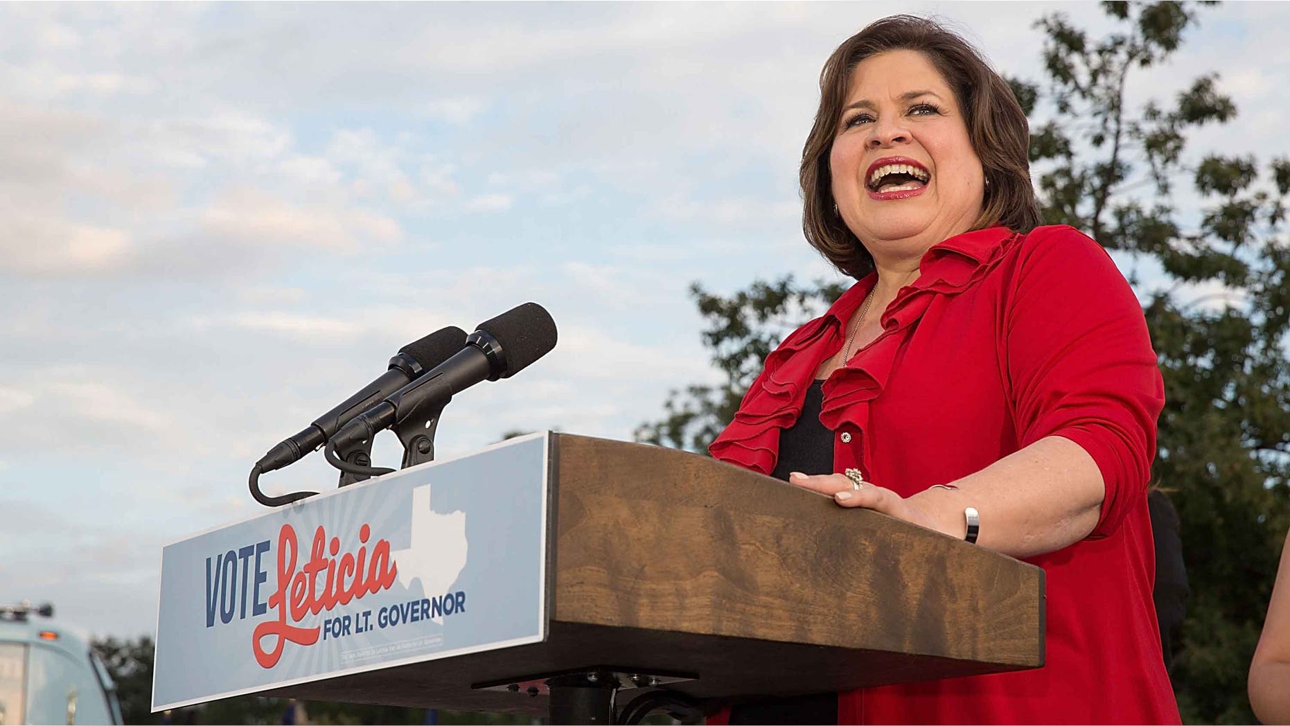 State Senator Leticia van de Putte on October 22, 2014 in San Antonio, Texas.