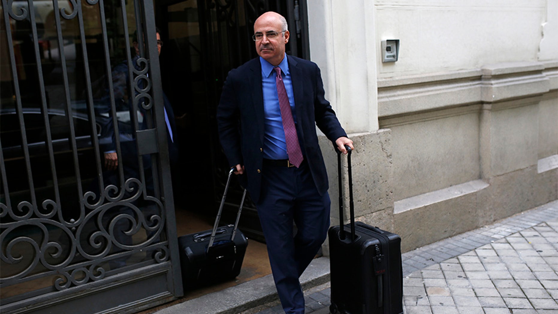 May 30, 2018: William Browder leaves the anti-graft prosecutor's office in Madrid.