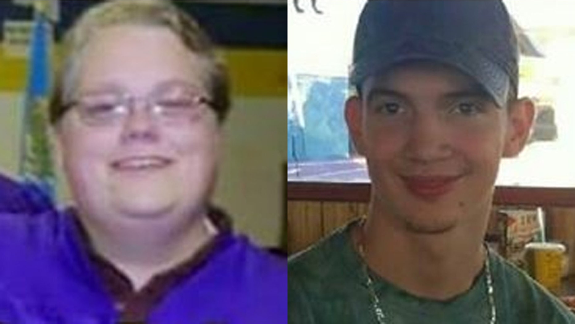 From the left, Ben Babar and Cody Parrick vanished after attending the Rocklahoma music festival.