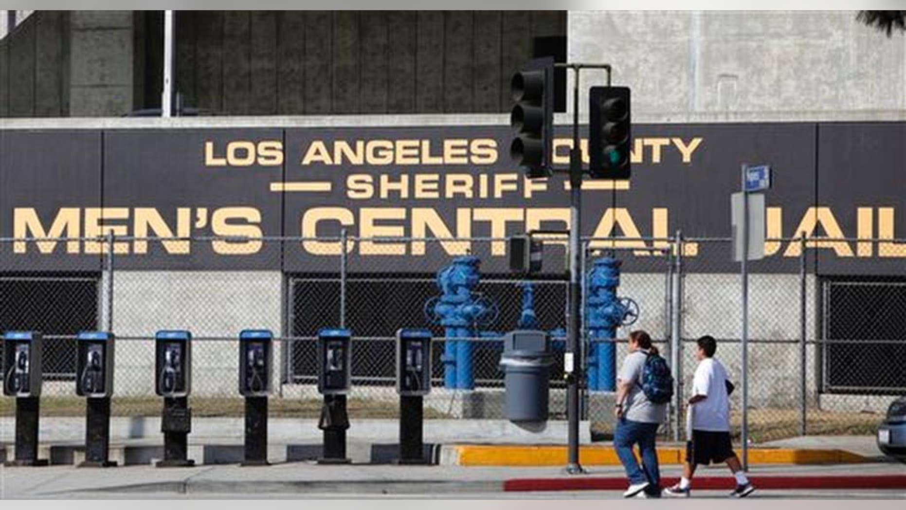 This Wednesday, Sept. 28, 2011 photo shows the Los Angeles County Sheriff's Men's Central Jail facility in Los Angeles. The number of arrests by police in California has plunged in recent years, but that doesn't necessarily represent good news on crime, according to an analysis published Saturday, April 1. The state saw 1.5 million arrests for misdemeanors and felonies in 2015, the most recent year with figures available, according to the Los Angeles Times. (AP Photo/Damian Dovarganes, File)