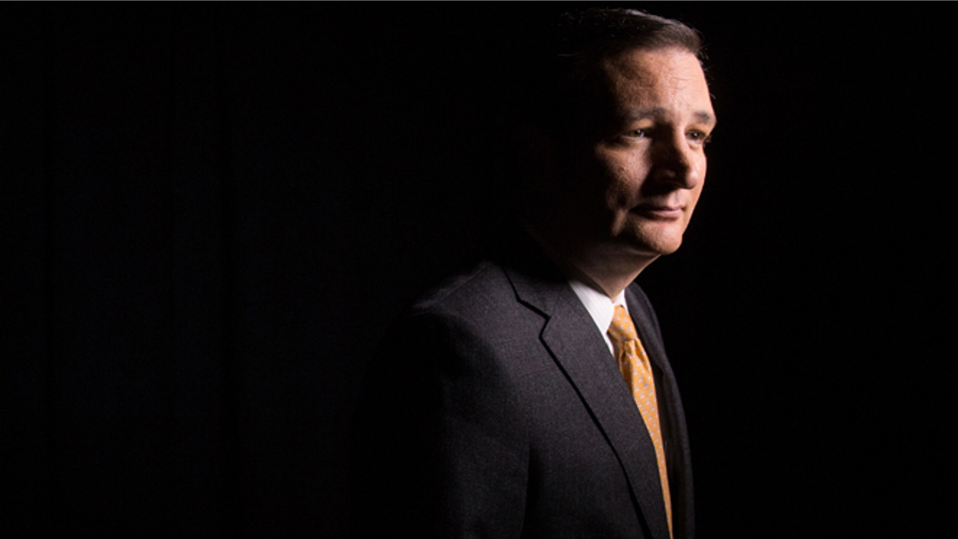 Republican presidential candidate Sen. Ted Cruz, R-Texas, poses for a portrait following an interview with the Associated Press in Washington, Tuesday, Dec. 1, 2015. Cruz outlined an approach to foreign policy inspired by Ronald Reagan, saying he would restore the American leadership missing from the world under President Barack Obama. But pressed on how he would address specific hotspots of today, Cruz places limits on American action, including refusing to back ground troops to combat the Islamic State. (AP Photo/Andrew Harnik)