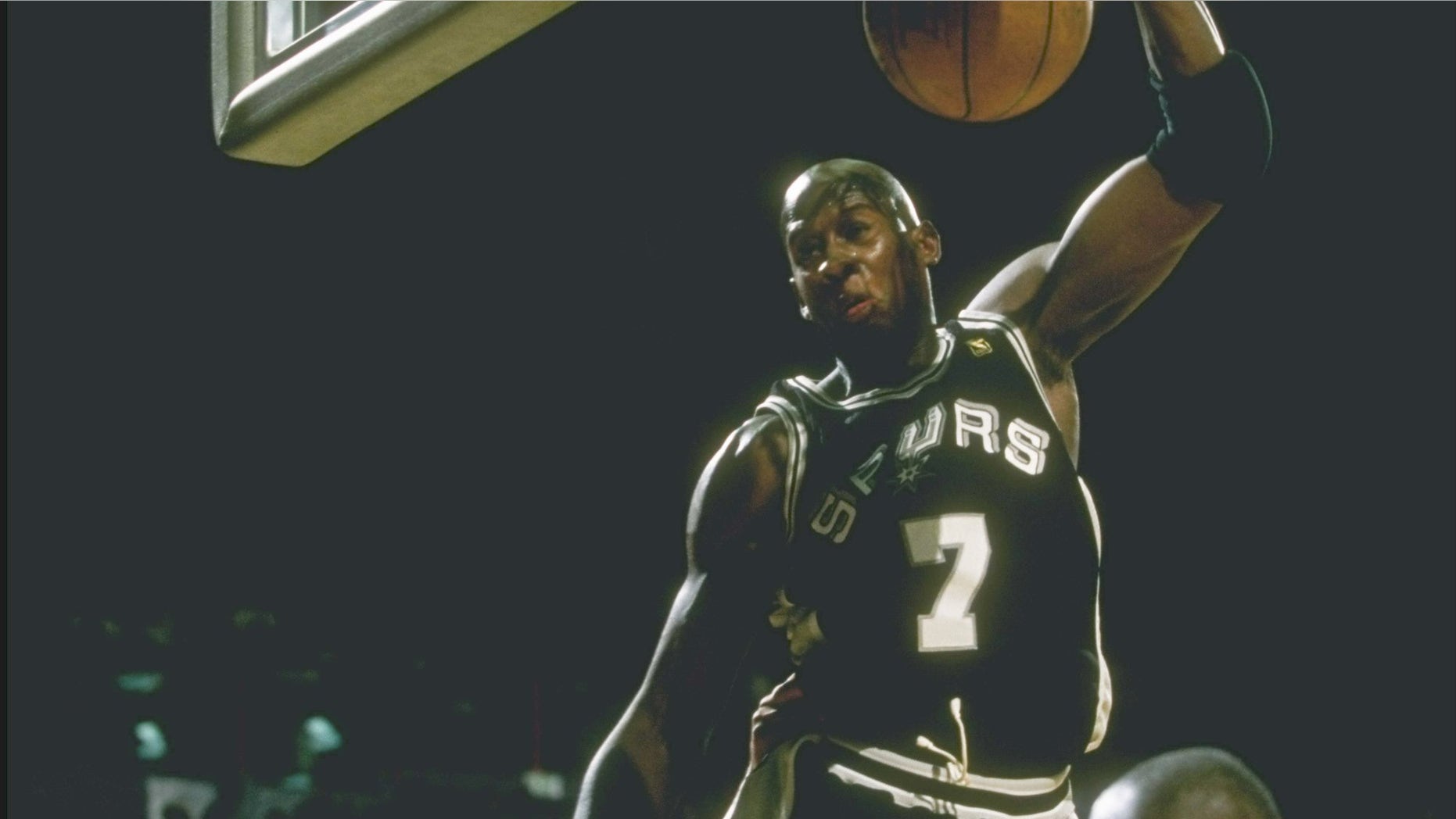 Forward Carl Herrera of the San Antonio Spurs in a 1997 file photo.