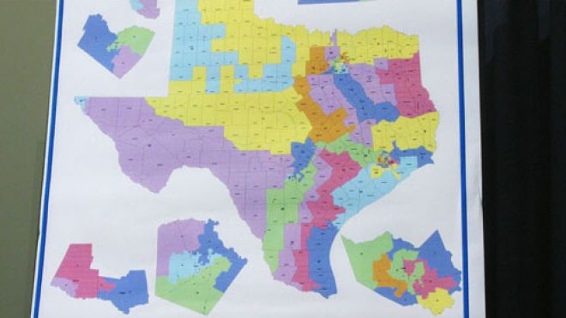 The district map, approved by the state’s Republican-controlled Legislature last year, is meant to be use for the 2012 election only.