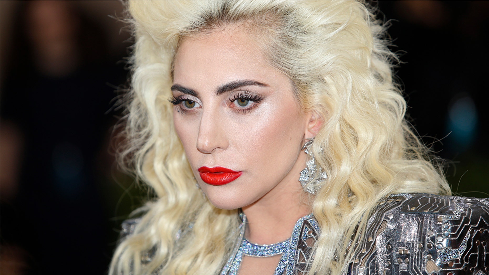 Lady Gaga doesn't look like this anymore...the singer now has short rainbow hair
