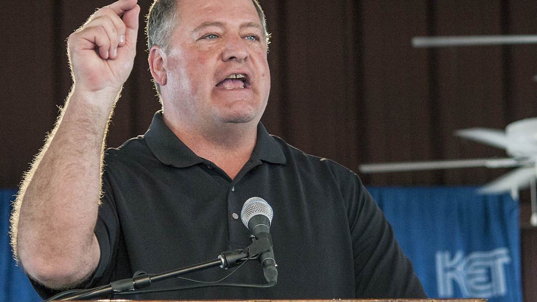 GOP Kentucky Speaker of the House Jeff Hoover has resigned after reports that hesettled a sexual harassment claim outside of court with a member of his staff. (Kat Russell/The Paducah Sun via AP, File)