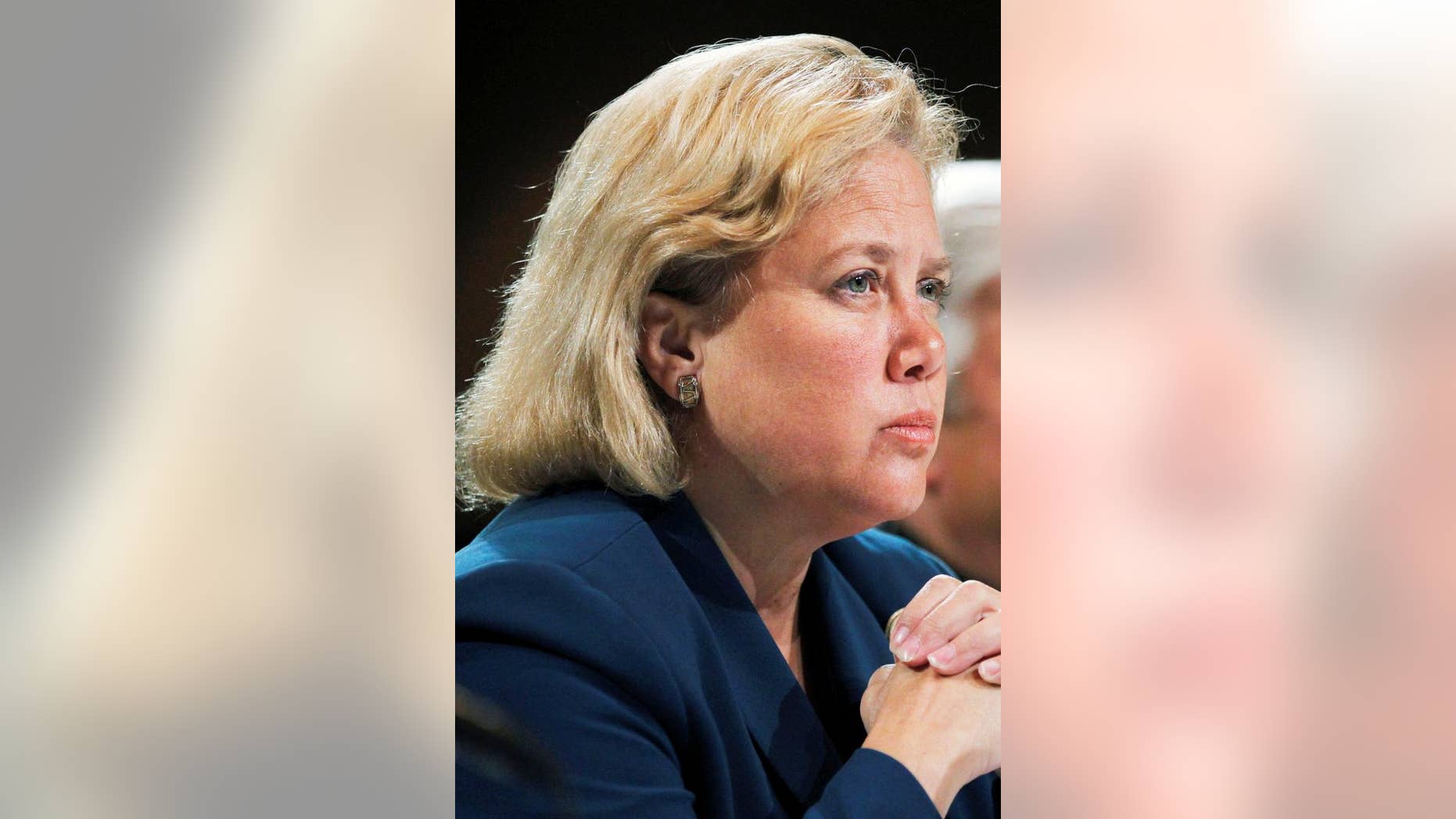 Sen. Mary Landrieu (D-LA) listens to the commissioners during the National Commission on the BP Deepwater Horizon Spill and Offshore Drilling on response following the BP spill, Tuesday, Sept. 28, 2010. in Washington. (AP Photo/Manuel Balce Ceneta)