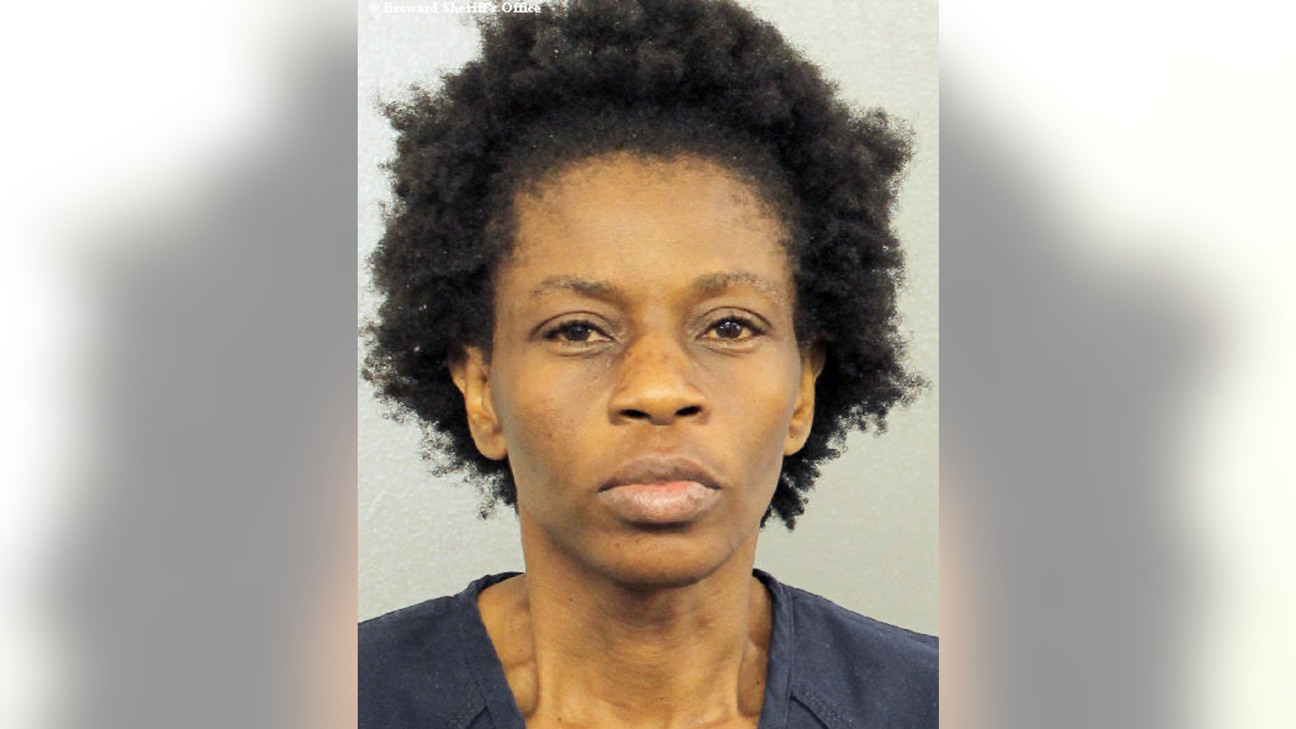 This photo made available by the Broward County Jail shows Sophia Hines, who was booked Thursday, June 9, 2016. Hines, from Philadelphia, is accused of killing her 7-month-old son and 3-year-old daughter during a visit to South Florida. She is charged with two counts of premeditated murder. (Broward County Jail via AP)