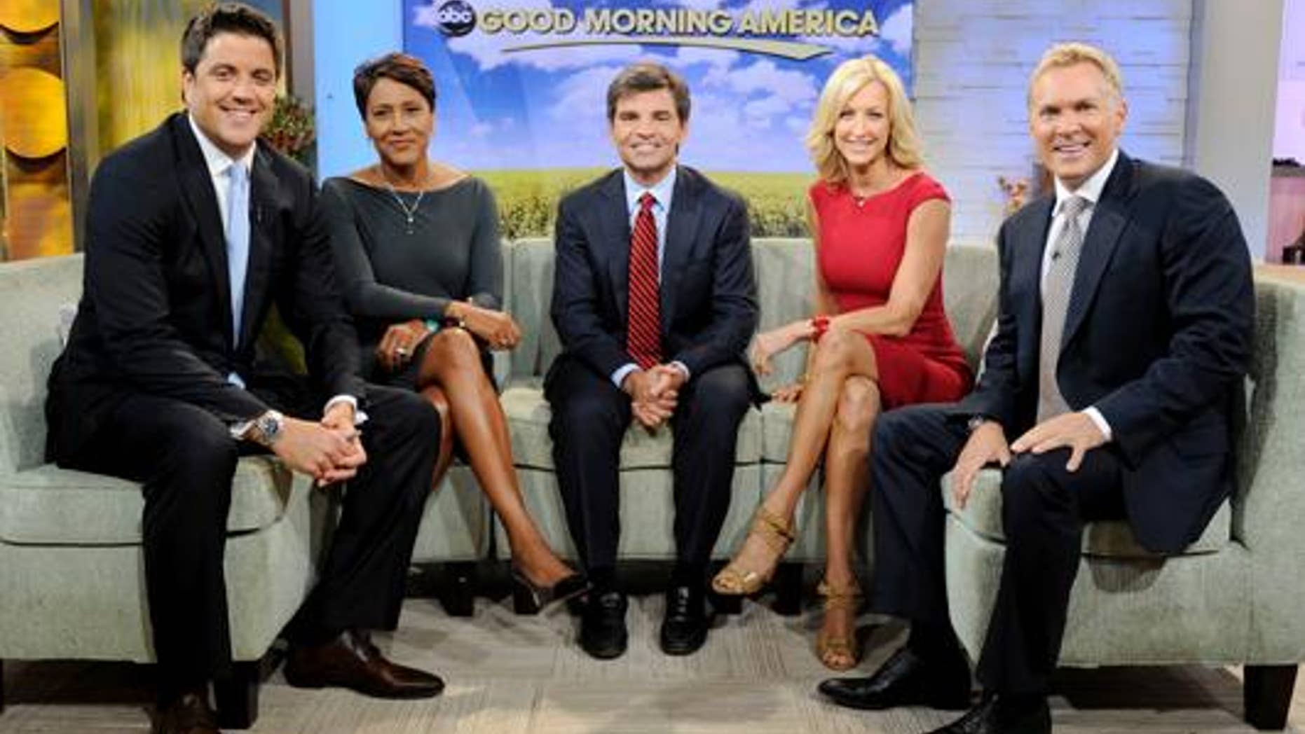 Josh Elliott (left) and the rest of the 'Good Morning America' team.