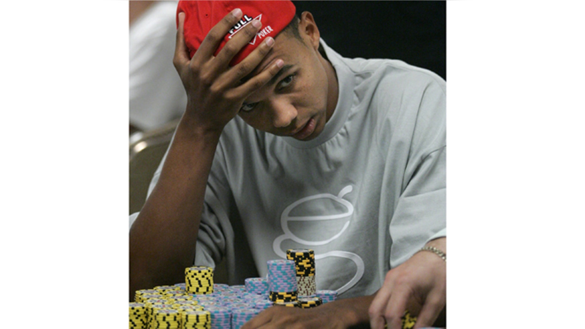 July 13, 2005: Phil Ivey of Atlantic City, New Jersey competes in the $10,000 buy-in, no limit Texas Hold 'Em main event during the 36th annual World Series of Poker at the Rio All-Suite Hotel & Casino in Las Vegas, Nevada.