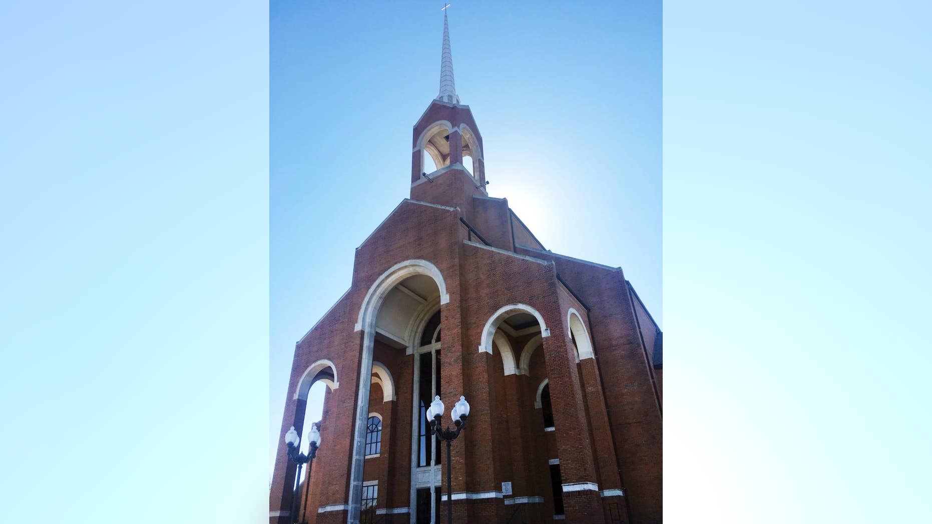 This Sunday, Feb. 26, 2017 photo shows the sanctuary at Briarwood Presbyterian Church, in Birmingham, Ala. For the third year straight, the Alabama Legislature is considering a bill that would let the congregation, one of the largest in the state, create its own law enforcement department with sworn police officers. Experts say the move unprecedented in the United States. (AP Photo/Anthony Izaguirre)