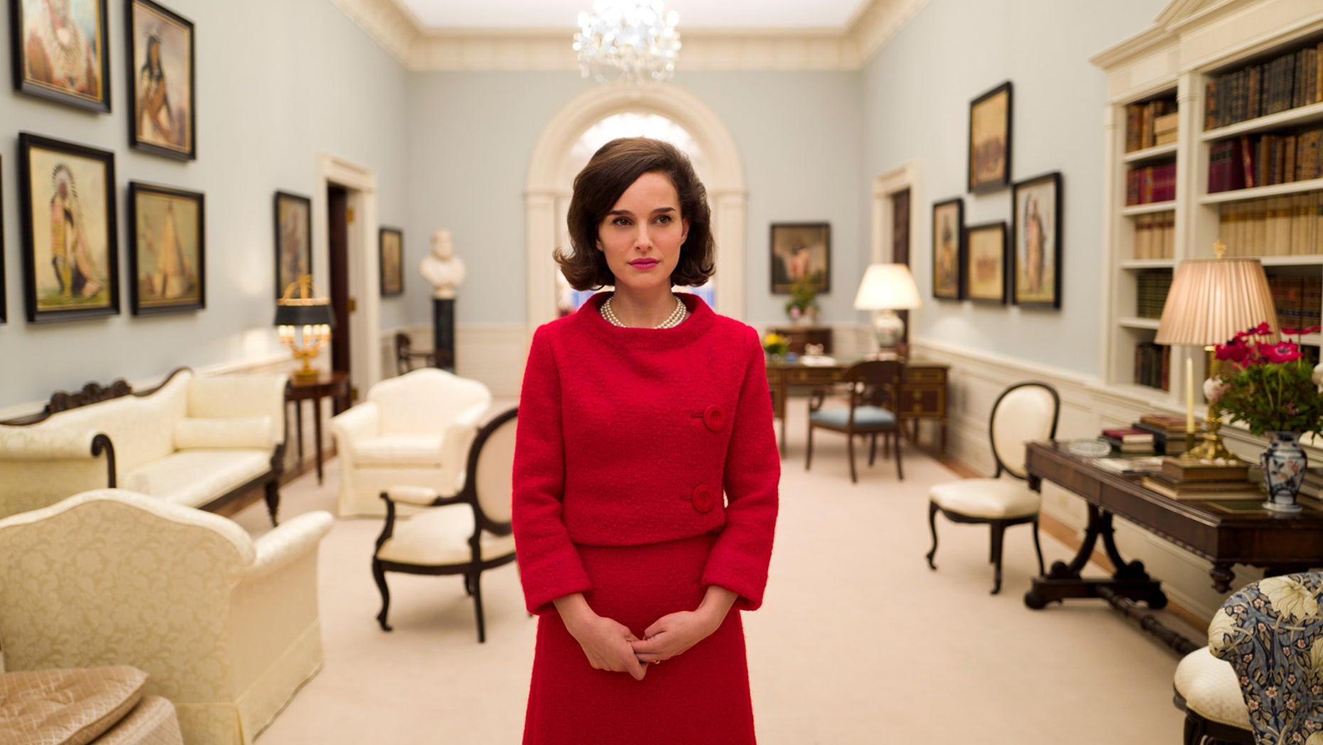 "Jackie" stars Natalie Portman as the iconic first lady Jacqueline Kennedy Onassis.