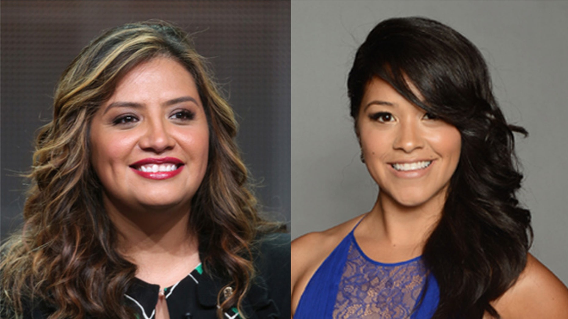 Cristela Alonzo (right), Gina Rodriguez (left)