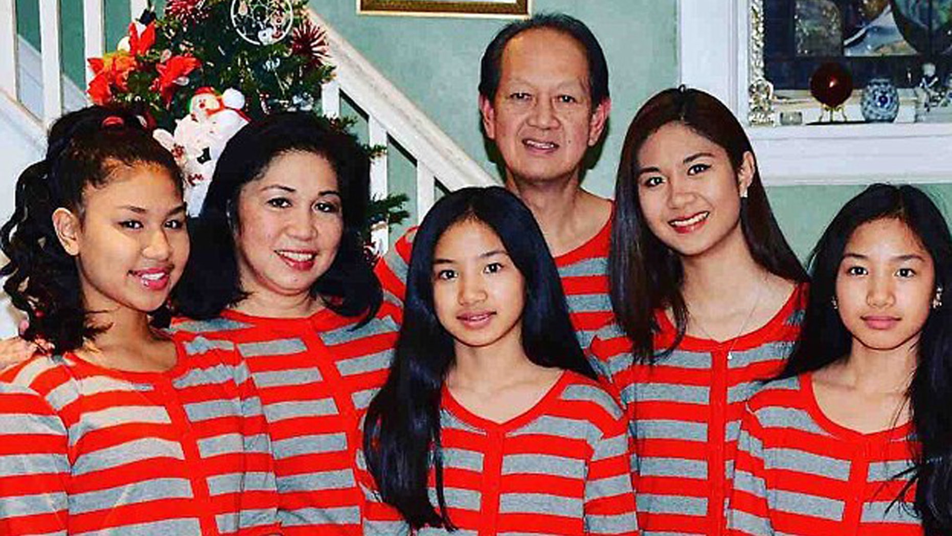 Mary Rose Ballocanag, second from left, was her family's only survivor in a horrific crash last week.