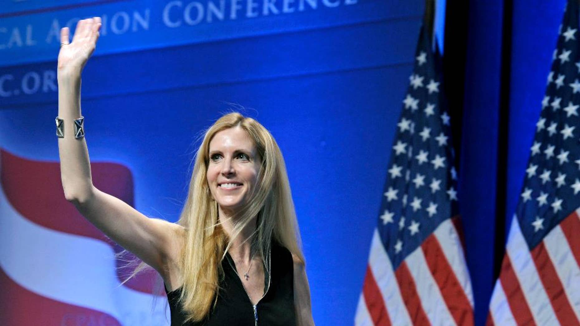 The Latest Ann Coulter Tells Ap Berkeley Canceled Fox News 