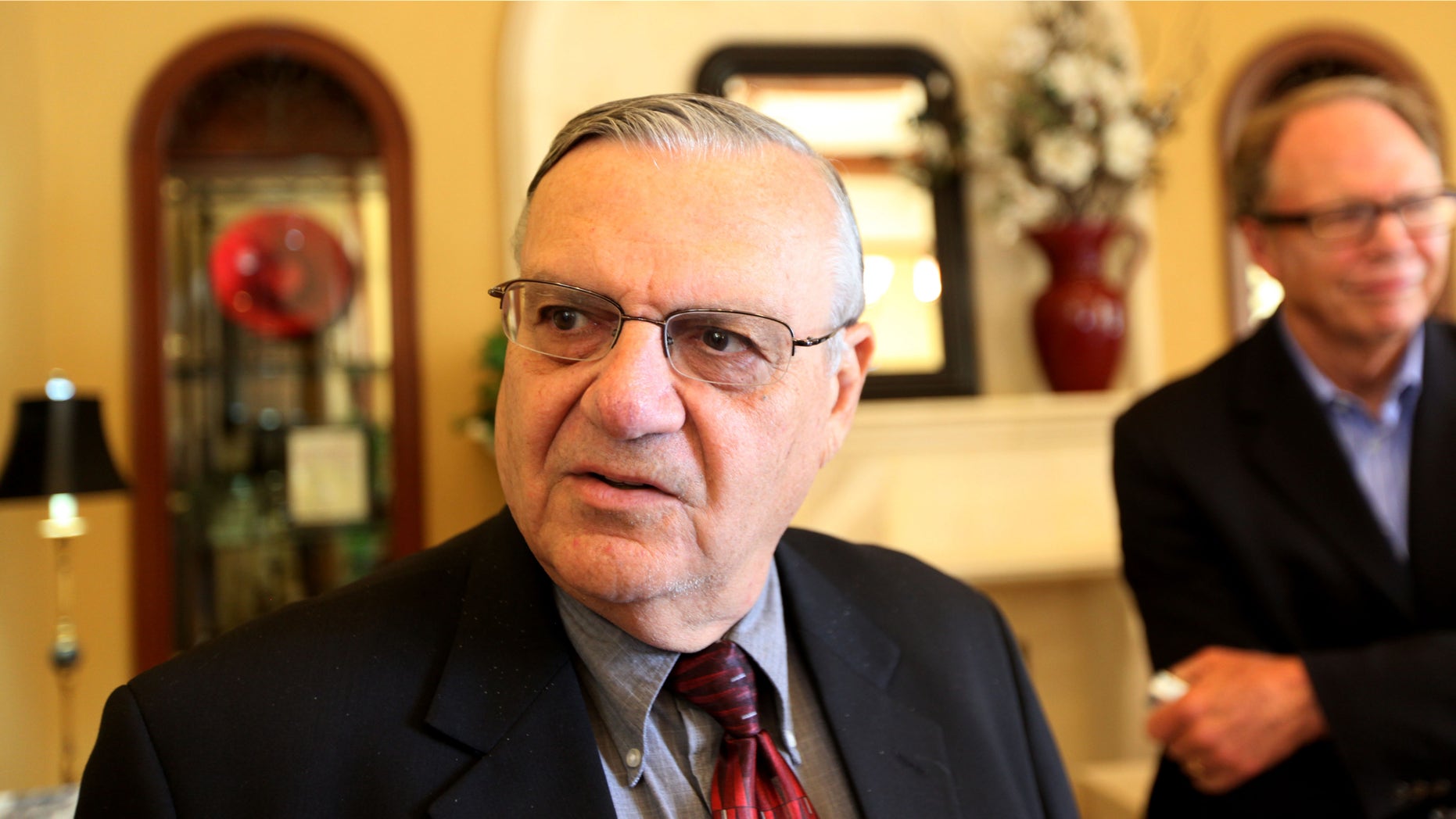 Sheriff Joe Arpaio in a 2010 file photo in Rancho Bernardo, California.