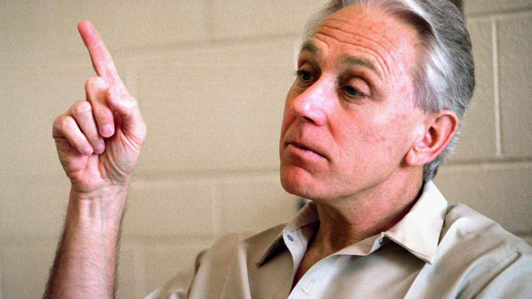 Convicted killer and former Army doctor Jeffrey MacDonald behind bars in 1995.