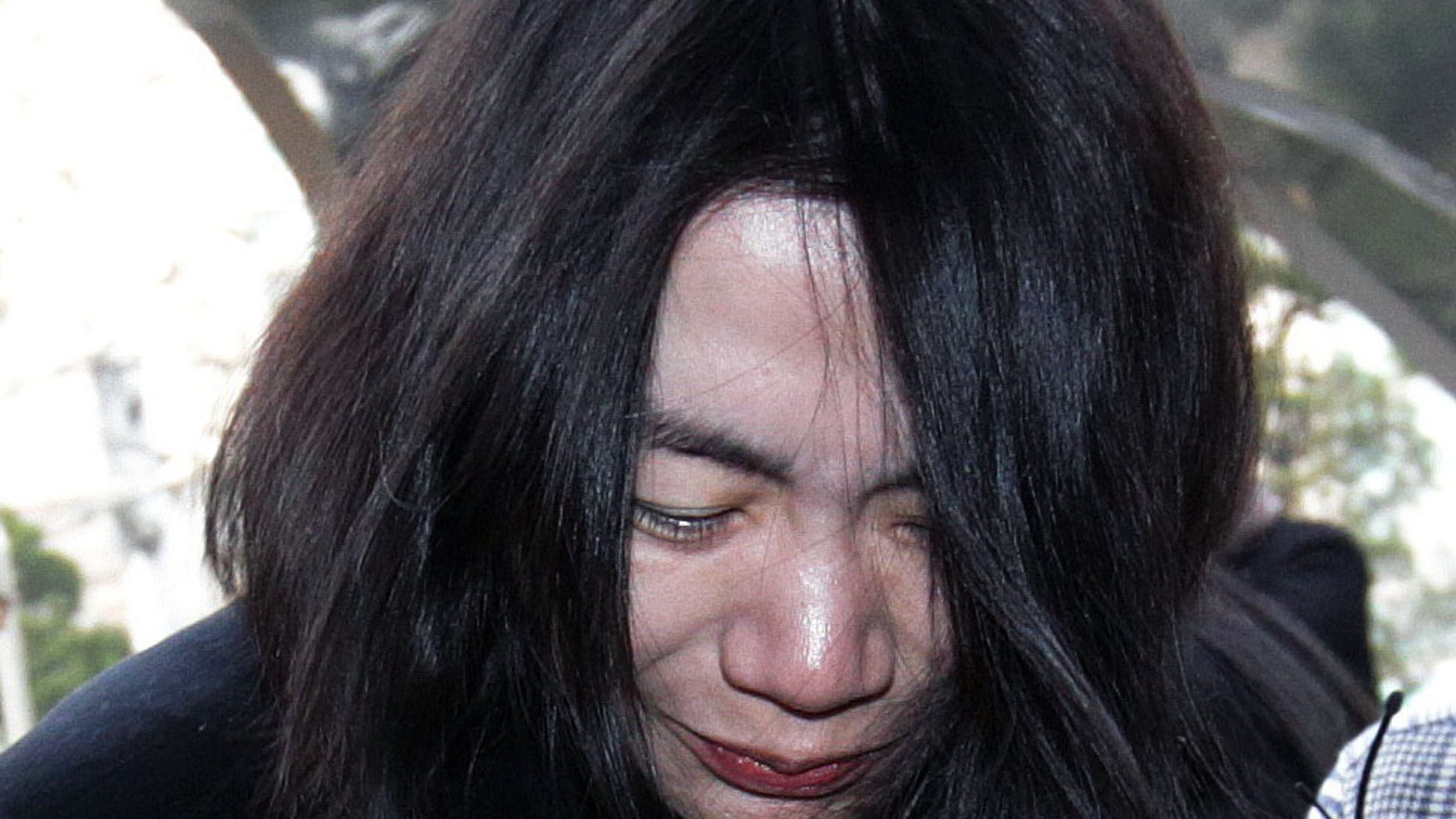 FILE - In this Dec. 30, 2014, photo, Cho Hyun-ah, former vice president of Korean Air Lines, arrives at the Seoul Western District Prosecutors Office in Seoul, South Korea. A Seoul court on Thursday, Feb. 12, 2015, found Cho guilty of violating aviation safety law after a trial that stemmed from her tantrum over how she was served macadamia nuts on a flight. The court said Cho was guilty of forcing a flight to change its route, the most serious of the charges she faced. (AP Photo/Ahn Young-joon, File)