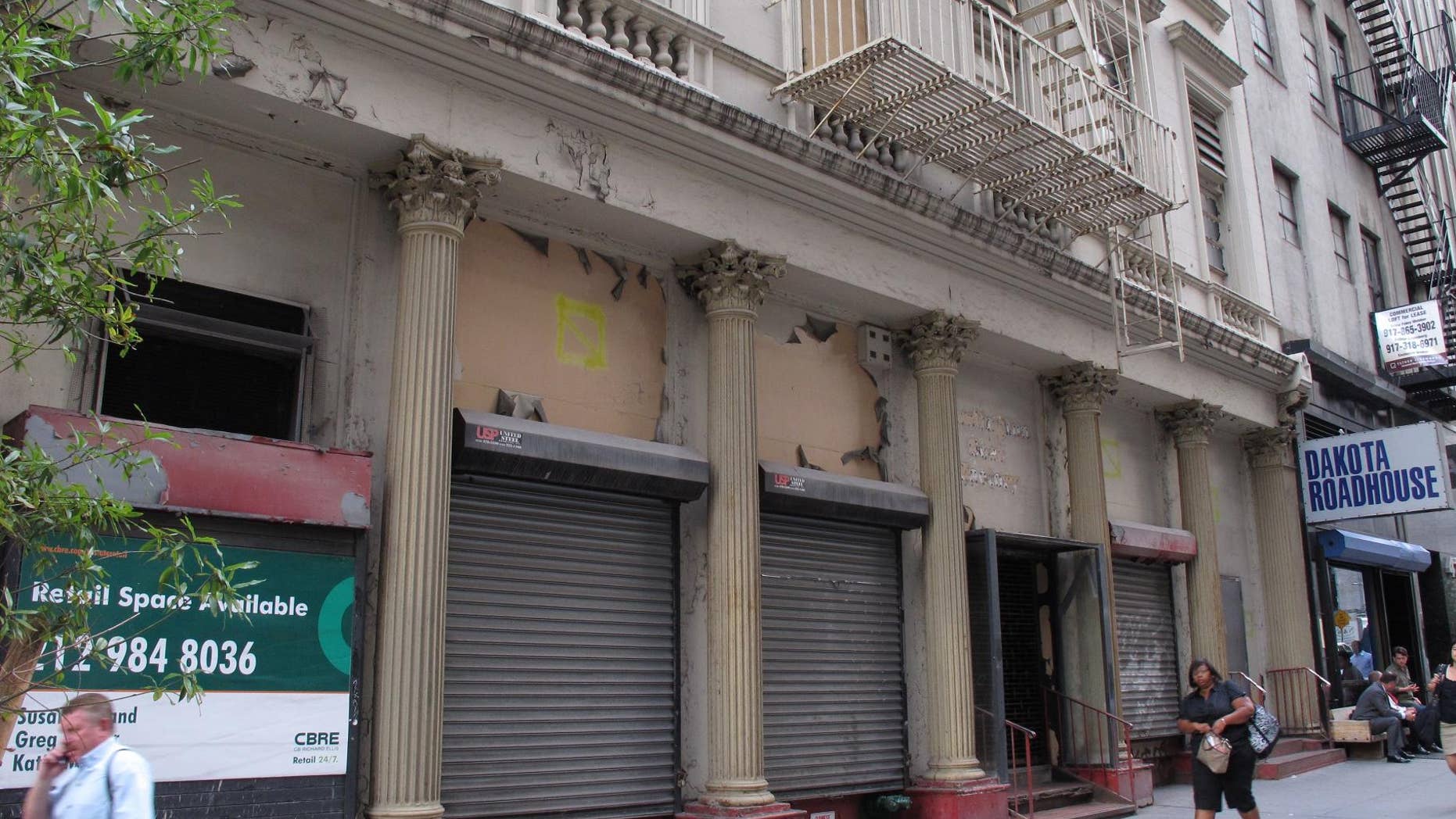 Proposed location of Park51 an Islamic center set to be built two blocks from Ground Zero in New York City.