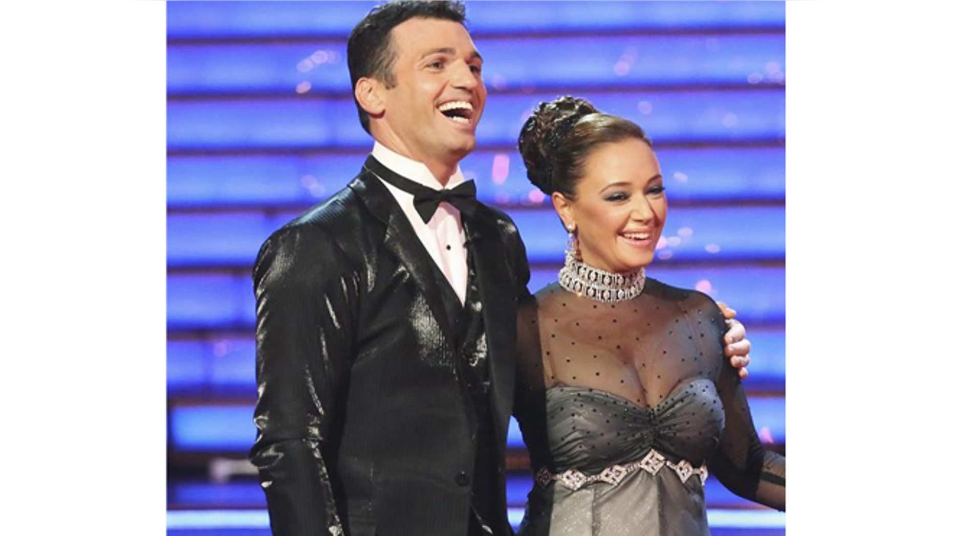 Leah Remini and Tony Dovolani appear on "Dancing with the Stars."
