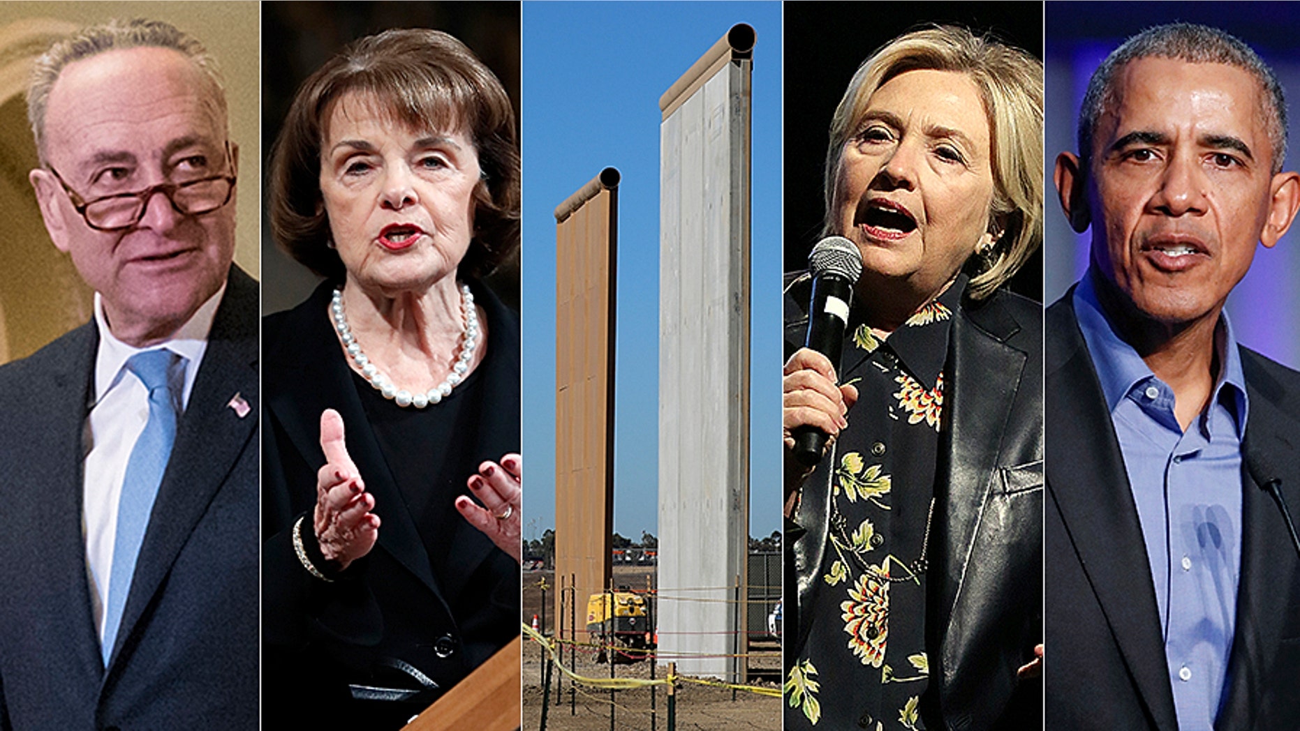 During their time in the Senate, Hillary Clinton and Barack Obama voted in favor of a physical border barrier. And just five years ago, all Senate Democrats, including Senate Minority Leader Chuck Schumer and Dianne Feinstein, voted in favor of 700 miles of border fencing.